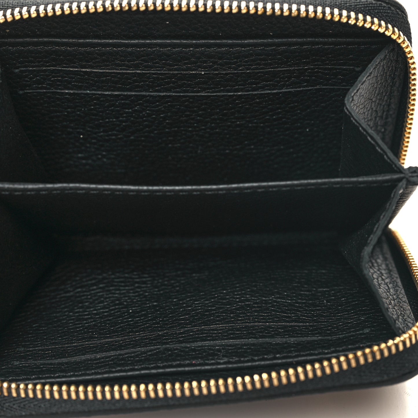 Empreinte Monogram Giant Zippy Coin Purse Black Beige