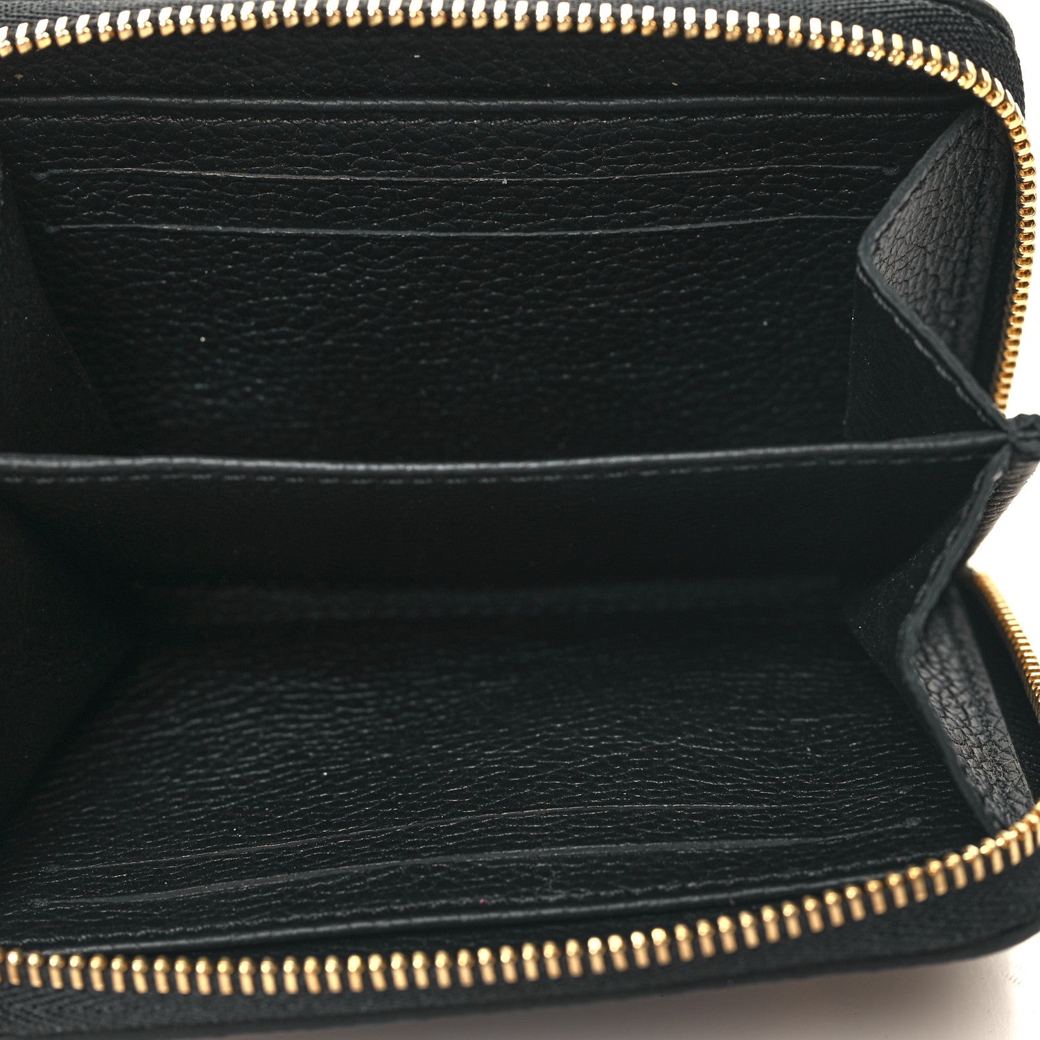 Louis Vuitton Empreinte Monogram Giant Zippy Coin Purse Black Beige 5 of 8