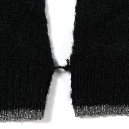 Chanel Cashmere Silk CC Gloves Dark Grey 4 of 4