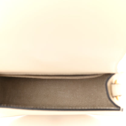 Chloe Calfskin Suede Small Nile Bracelet Bag Off White 5 of 11