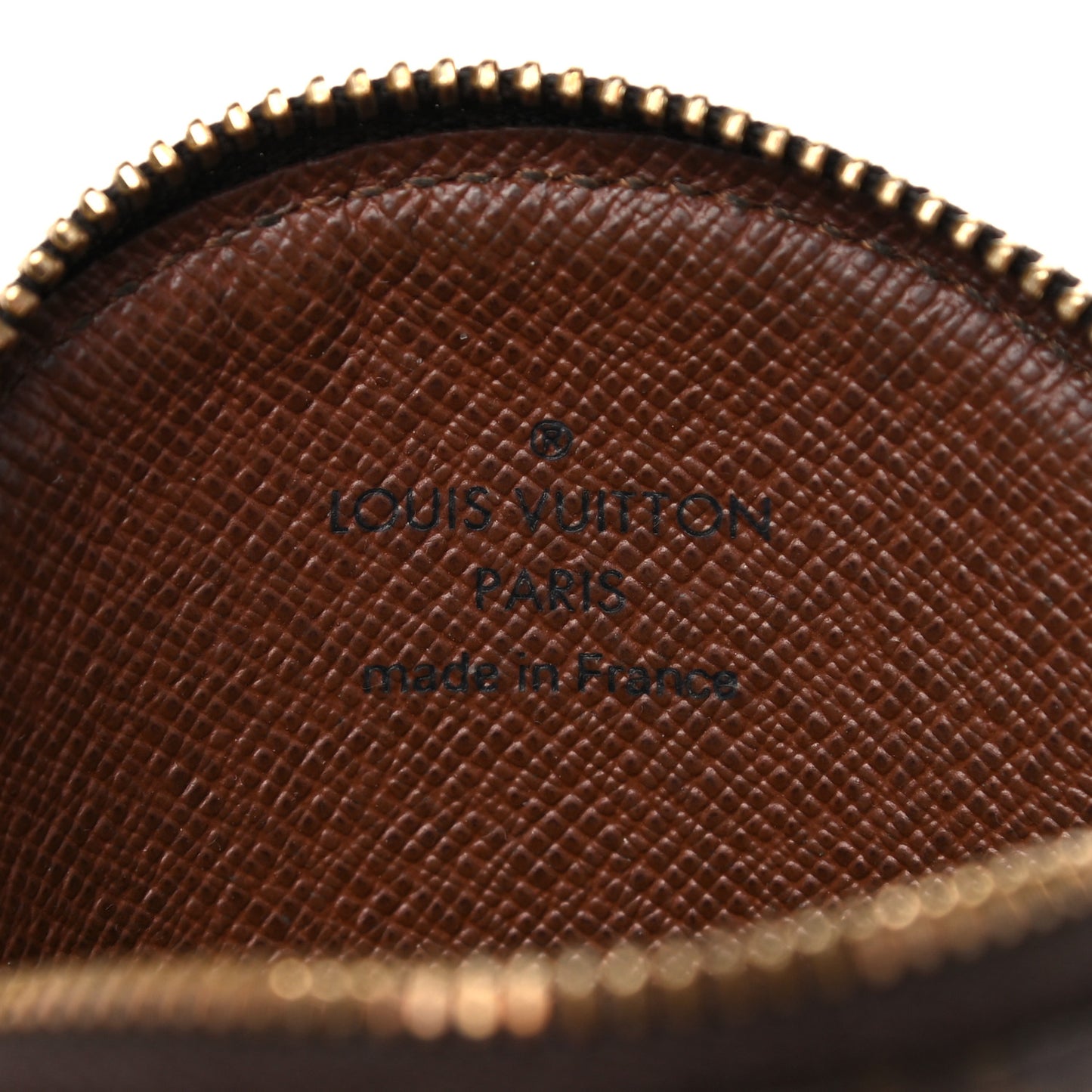 Monogram Round Coin Purse