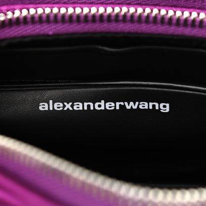 Alexander Wang Satin Attica Mini Belt Bag Purple 6 of 8