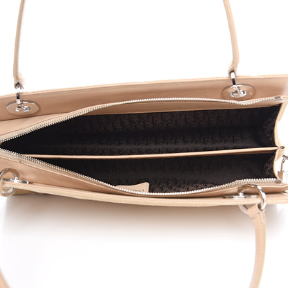Christian Dior Suede Cannage Stitched East West Lady Dior Beige 4 of 15