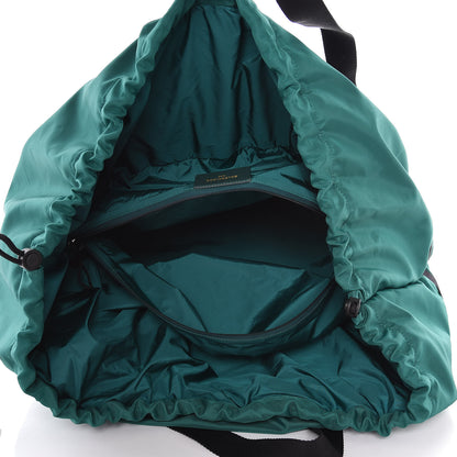 Balenciaga Textured Sport Nylon Logo Embroidered S Wheel Gym Bag Vert Emeraude 5 of 7