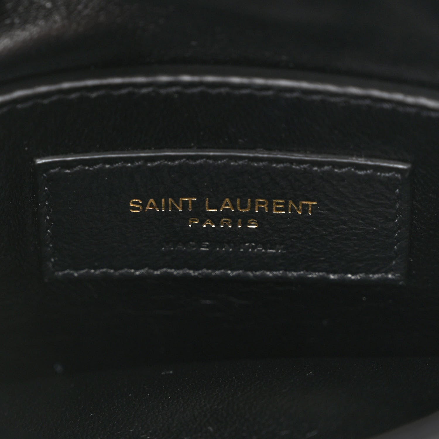 Saint Laurent Calfskin Small Grace Fringed Hobo Bag Black 6 of 9