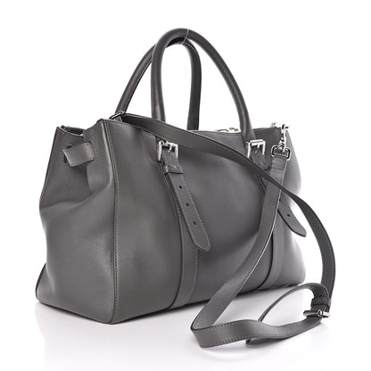 Mulberry Silky Calfskin Bayswater Double Zip Tote Pavement Grey 3 of 9