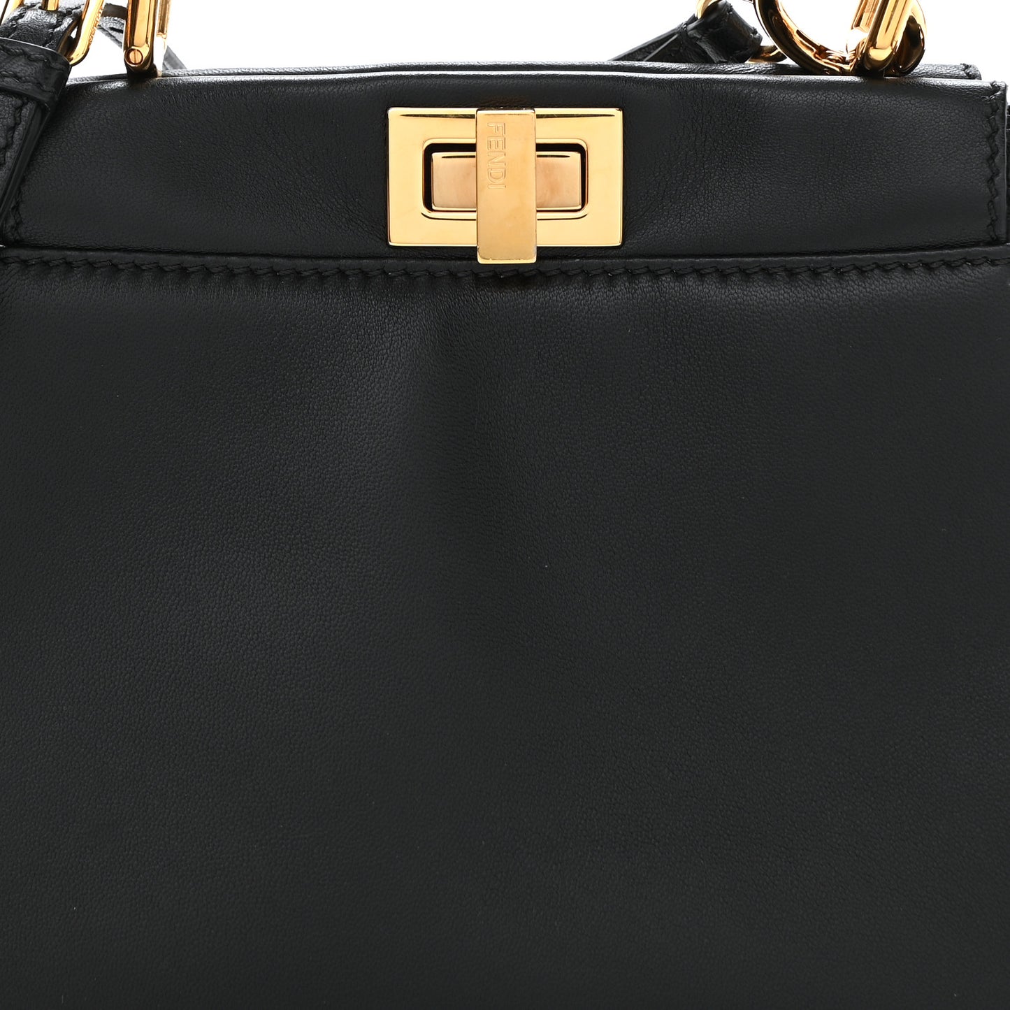Nappa Mini Peekaboo Iconic Satchel Black