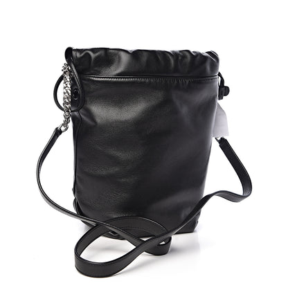 Saint Laurent Lambskin Small Teddy Bucket Bag Black 4 of 11