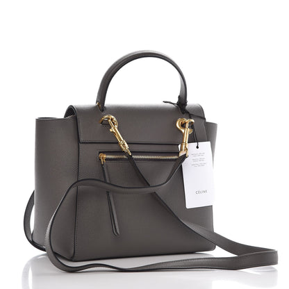 Celine Grained Calfskin Micro Belt Bag Grey 4 of 9