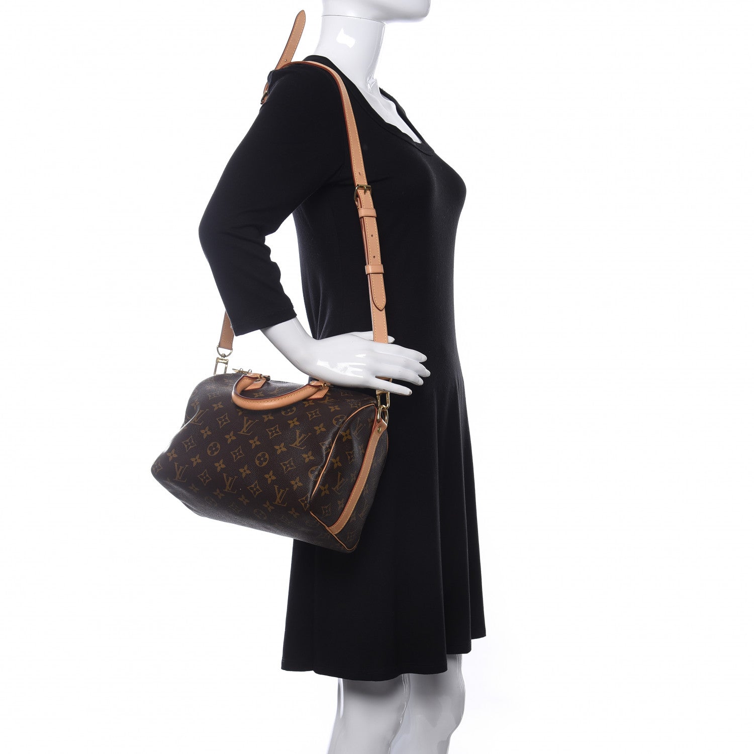 Louis Vuitton Monogram Speedy Bandouliere 25 2 of 10