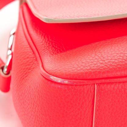 Christian Dior Bullcalf Mini Be Dior Satchel Fluorescent Goji Pink 8 of 10