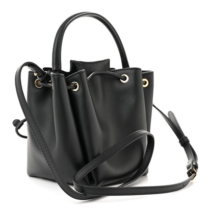 Burberry Calfskin Monogram Motif TB Bucket Black 3 of 9