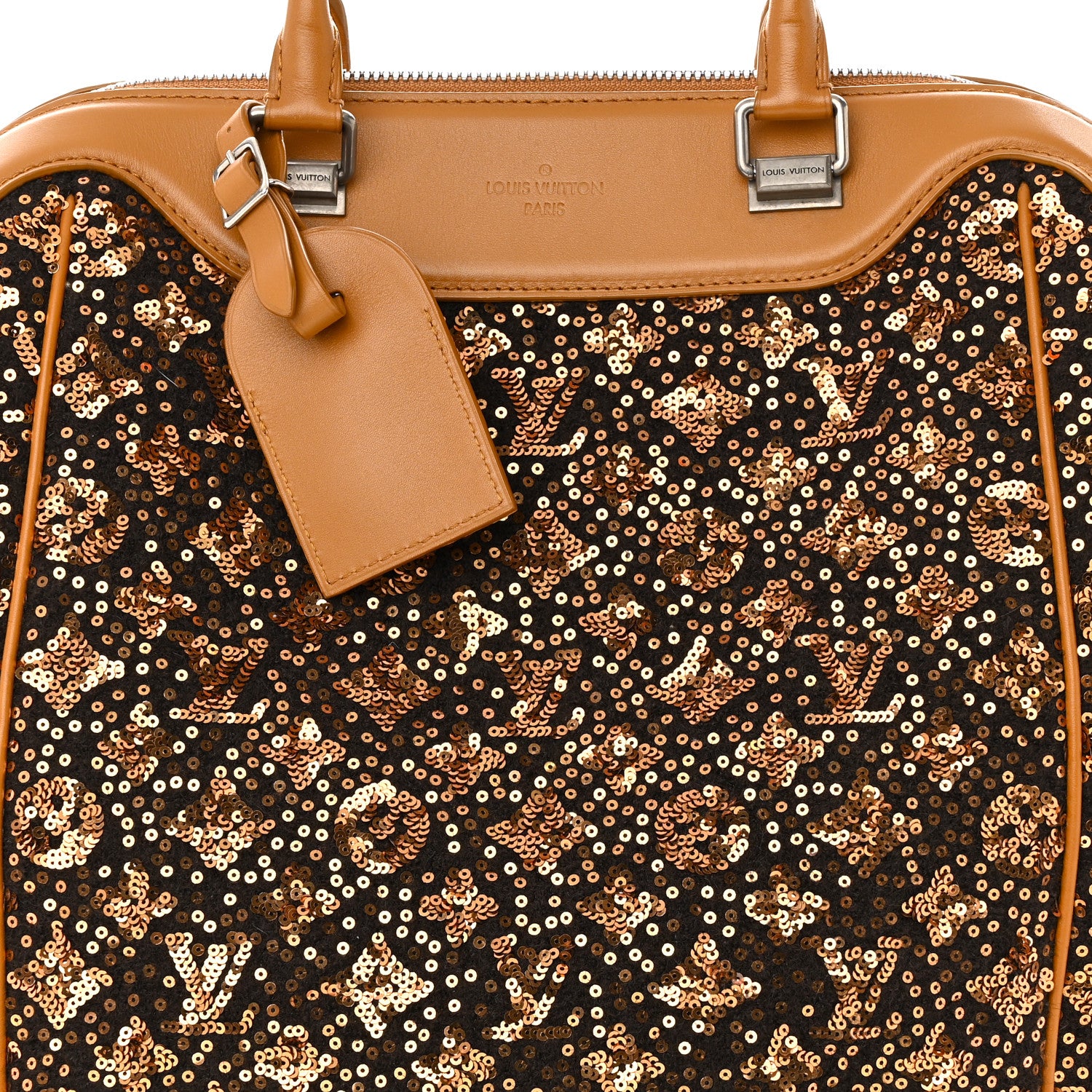 Louis Vuitton Sequin Monogram Sunshine Express North South Gold 8 of 10