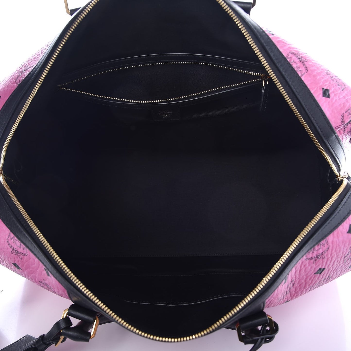 Monogram Visetos Medium Weekender Pink