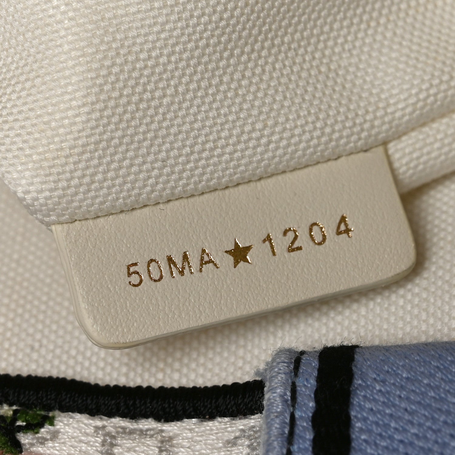 Christian Dior Calfskin Canvas Embroidered Medium Dioramour 47 Passion Book Tote With Strap White Multicolor 7 of 11