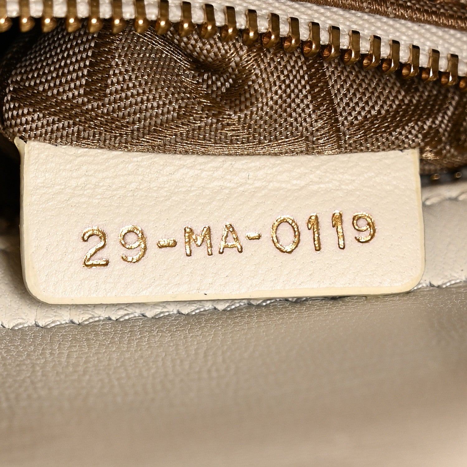 Christian Dior Lambskin Cannage Small My ABCDior Lady Dior White 7 of 14