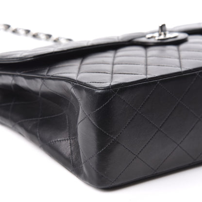 Chanel Lambskin Quilted Jumbo Single Flap Black 5 of 10