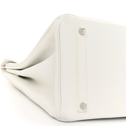 Hermes Togo Birkin 35 White 9 of 17
