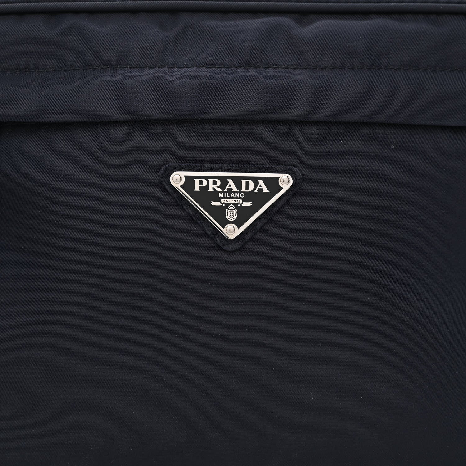 Prada Tessuto Montagna Nylon Belt Bag Blue 9 of 11