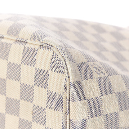 Louis Vuitton Damier Azur Neo Neverfull MM Rose Ballerine 19 of 22
