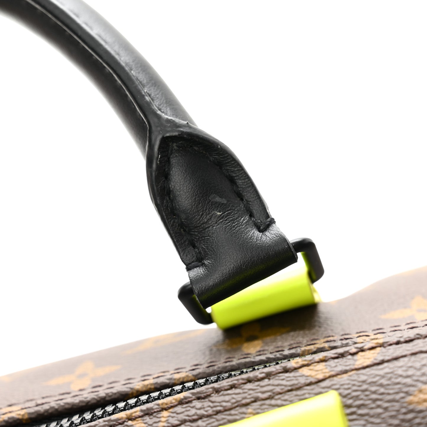 Monogram Macassar Keepall Bandouliere 50 Florescent Yellow