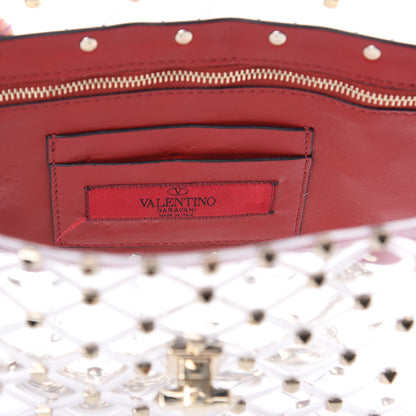 Valentino Garavani PVC Medium Rockstud Spike Shoulder Bag 6 of 8