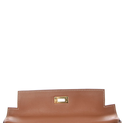 Hermes Swift Kelly Retourne 25 Gold 16 of 37