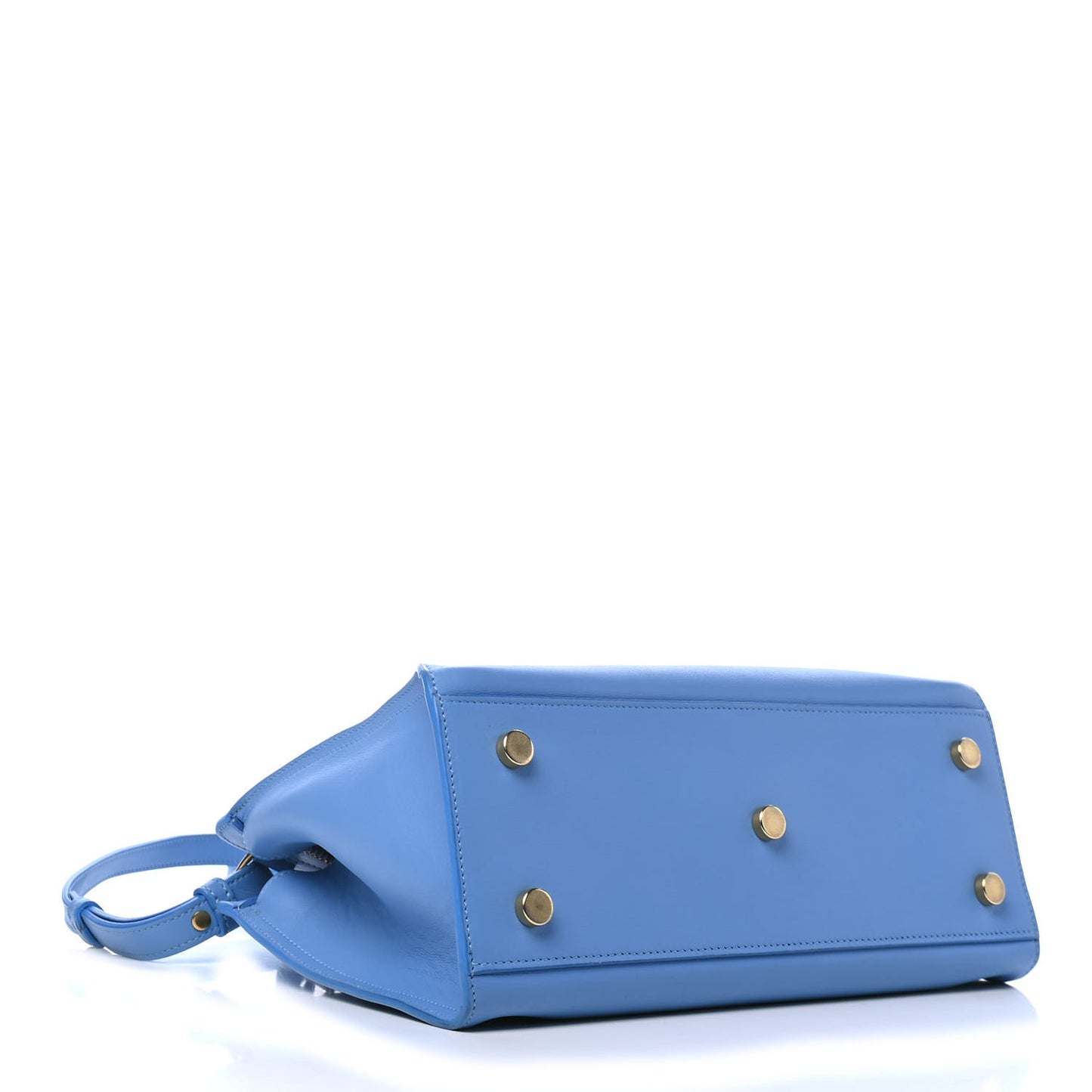 Calfskin Monogram Baby Cabas Blue Glacier