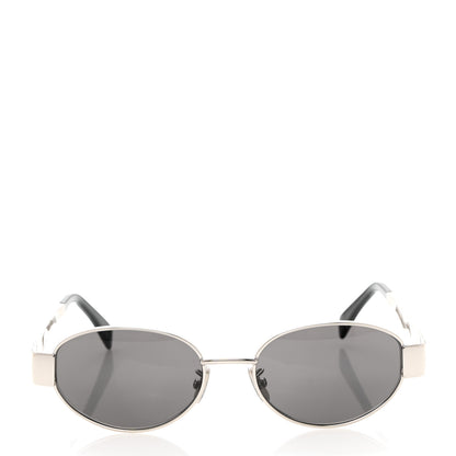 Celine Metal Triomphe 01 Sunglasses CL40235U Silver Black 2 of 10