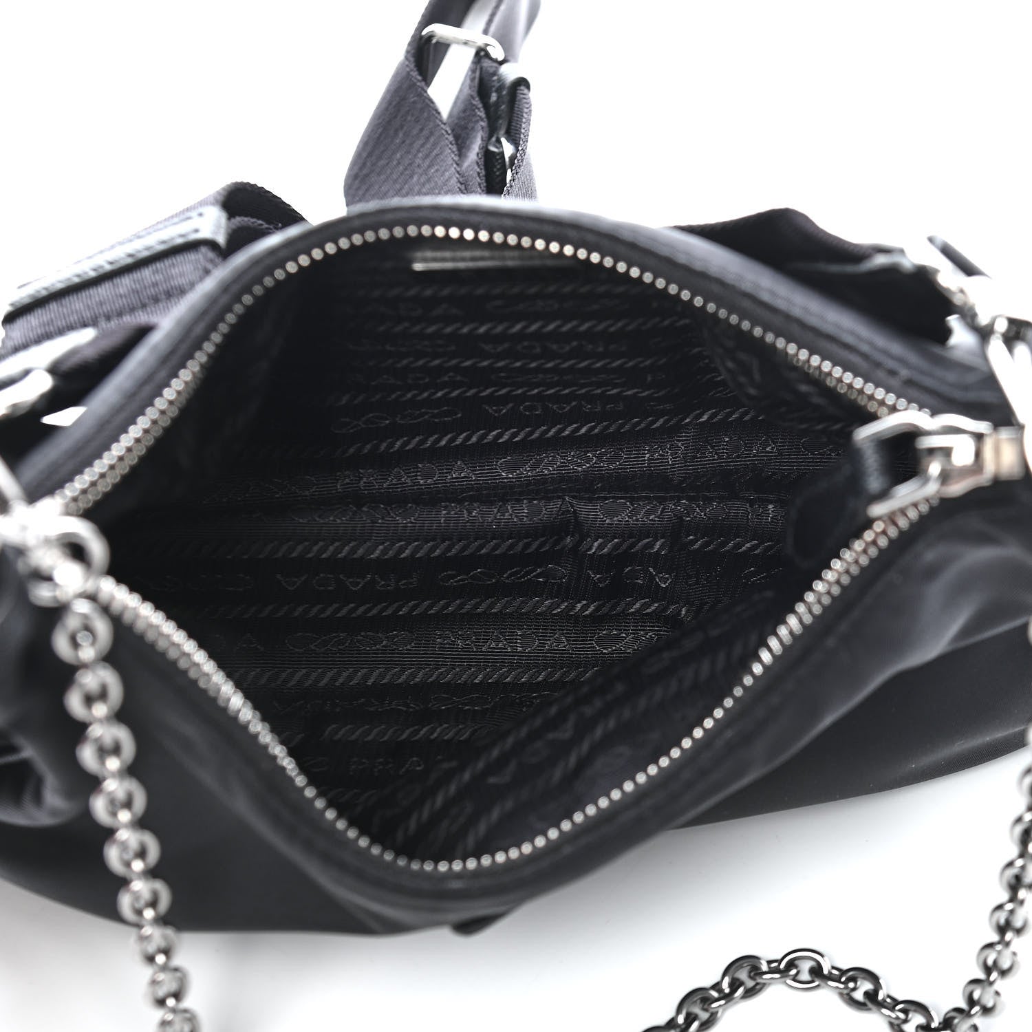 Prada Nylon Re-Edition 2005 Shoulder Bag Black 5 of 13