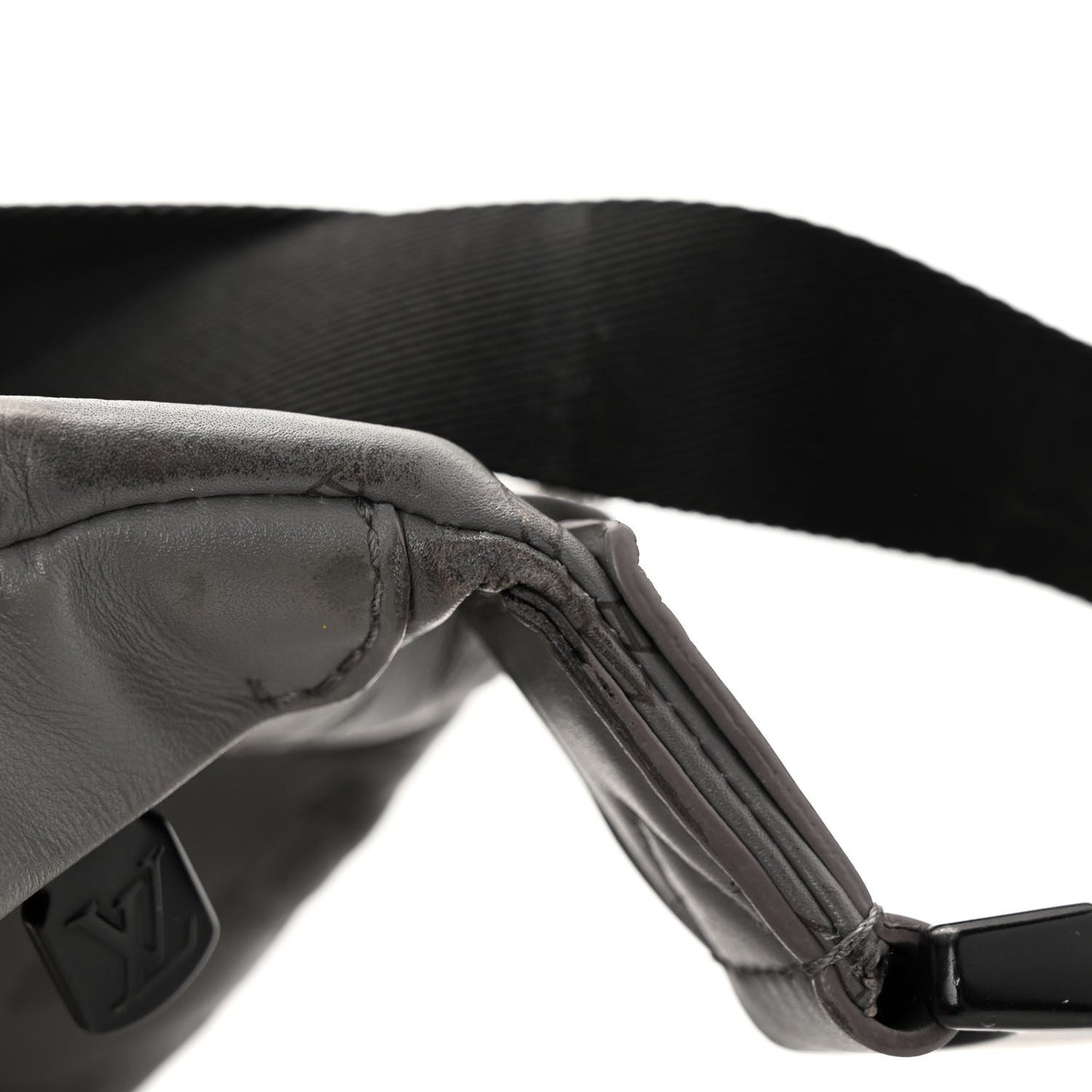 Calfskin Monogram Shadow Discovery Bumbag PM Gray