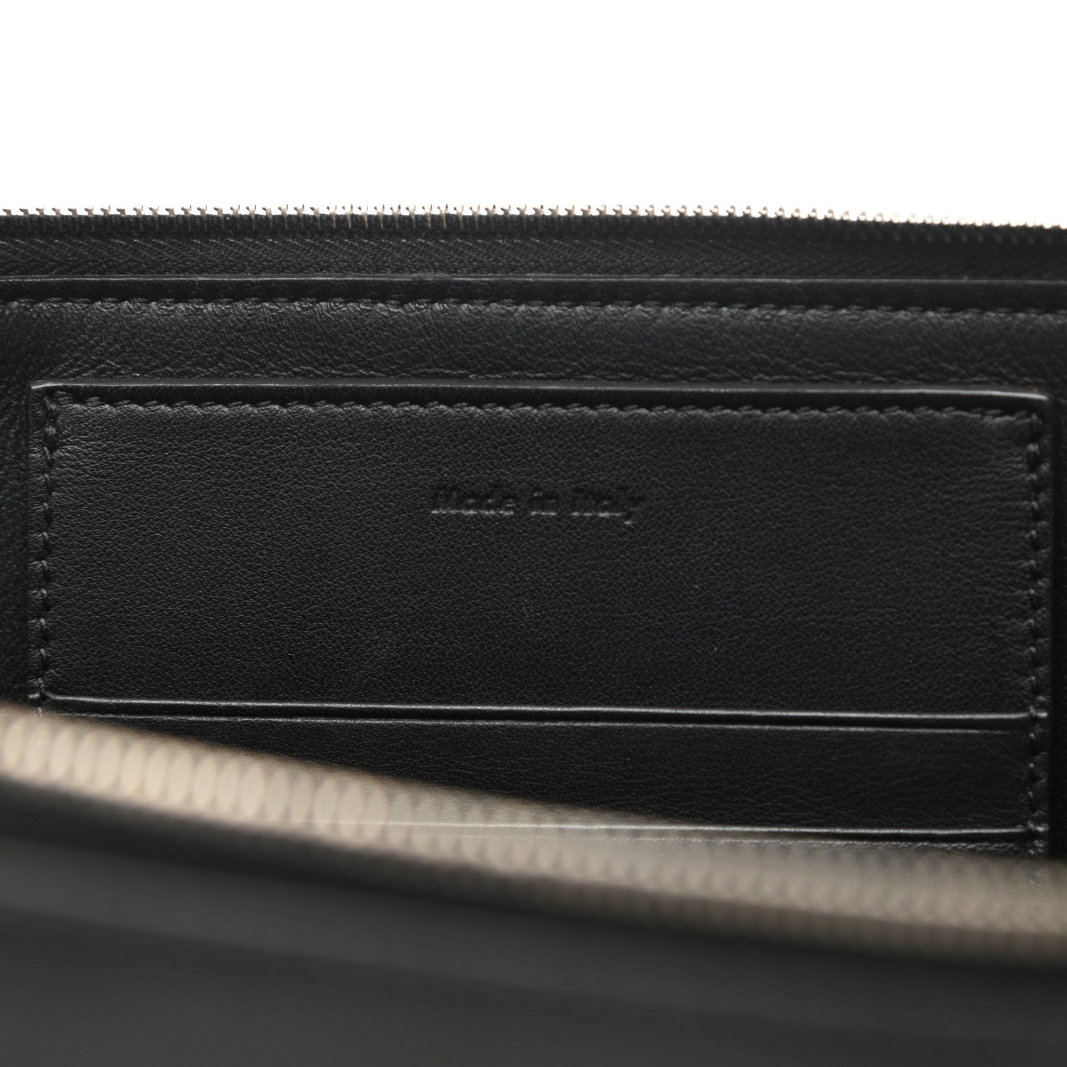 Celine Calfskin Large Made In Clutch Pouch Black 8 of 10