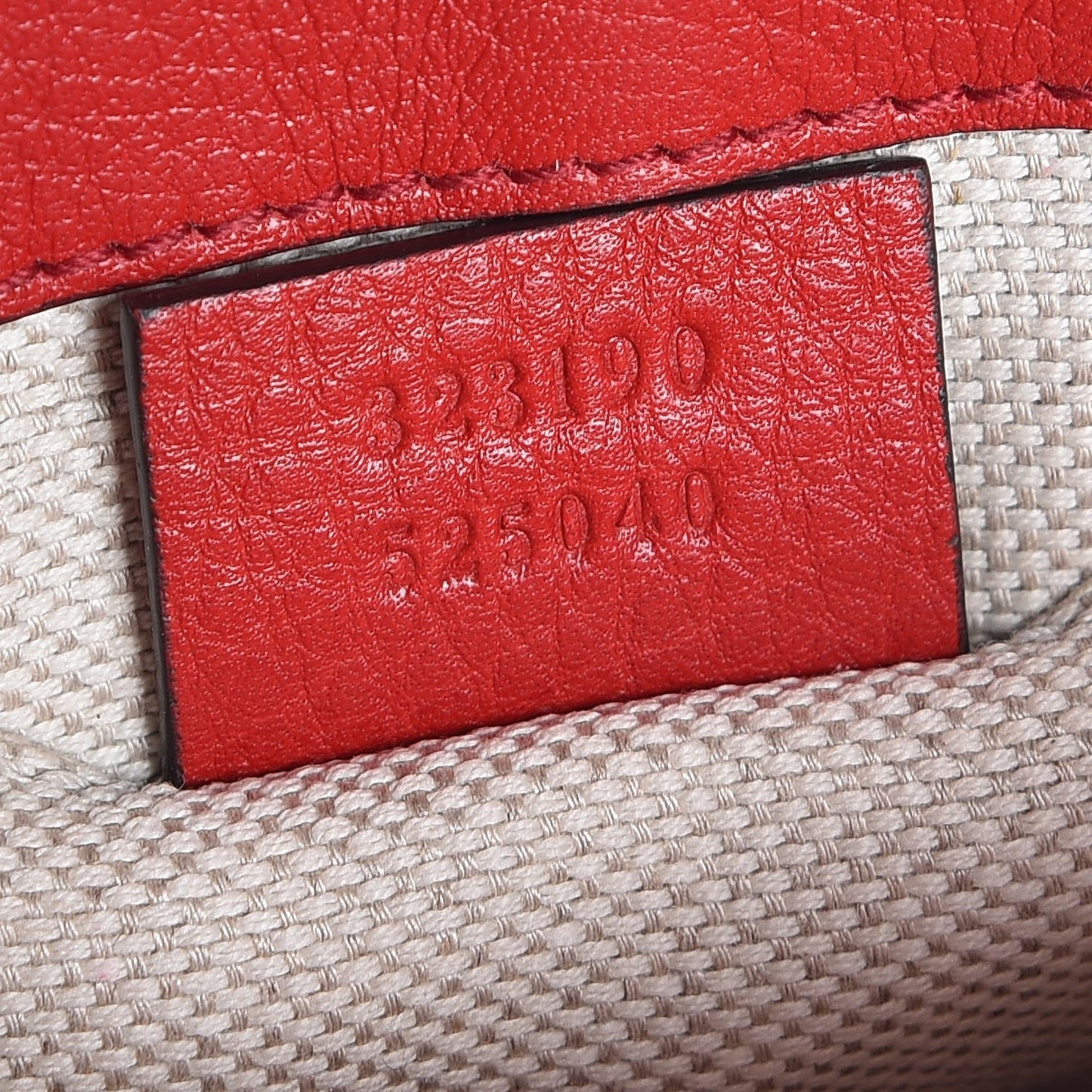 Pebbled Calfskin Small Soho Flap Crossbody Red