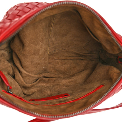 Bottega Veneta Nappa Intrecciato Nodini Crossbody Messenger Red 5 of 11