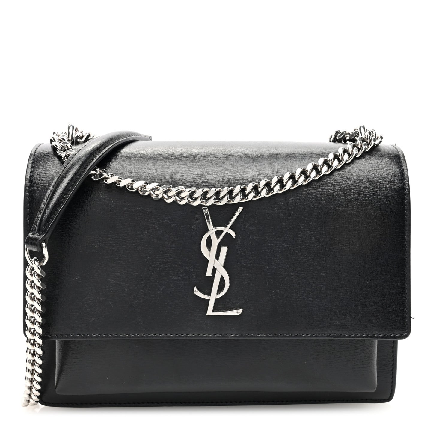 Calfskin Medium Monogram Sunset Black