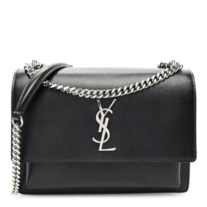 Saint Laurent Calfskin Medium Monogram Sunset Black 1 of 10