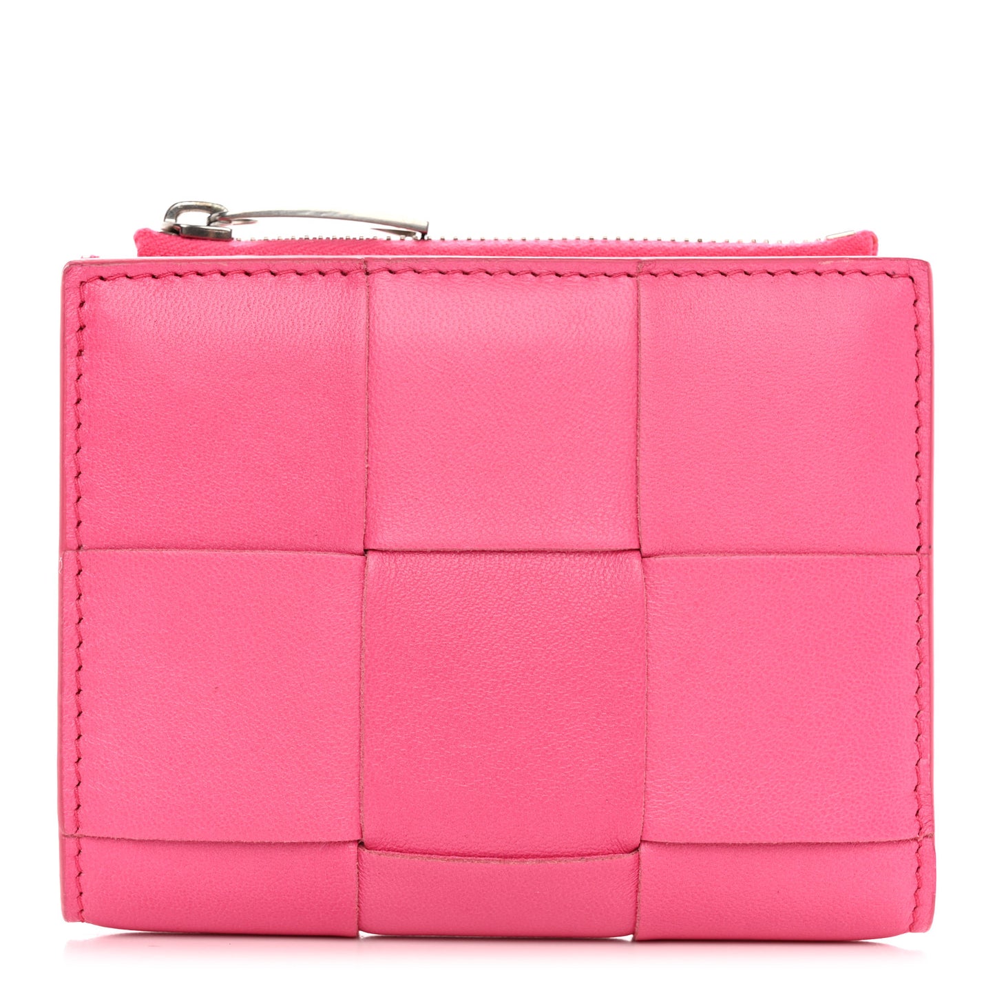 Lambskin Intrecciato Wallet Bon Bon