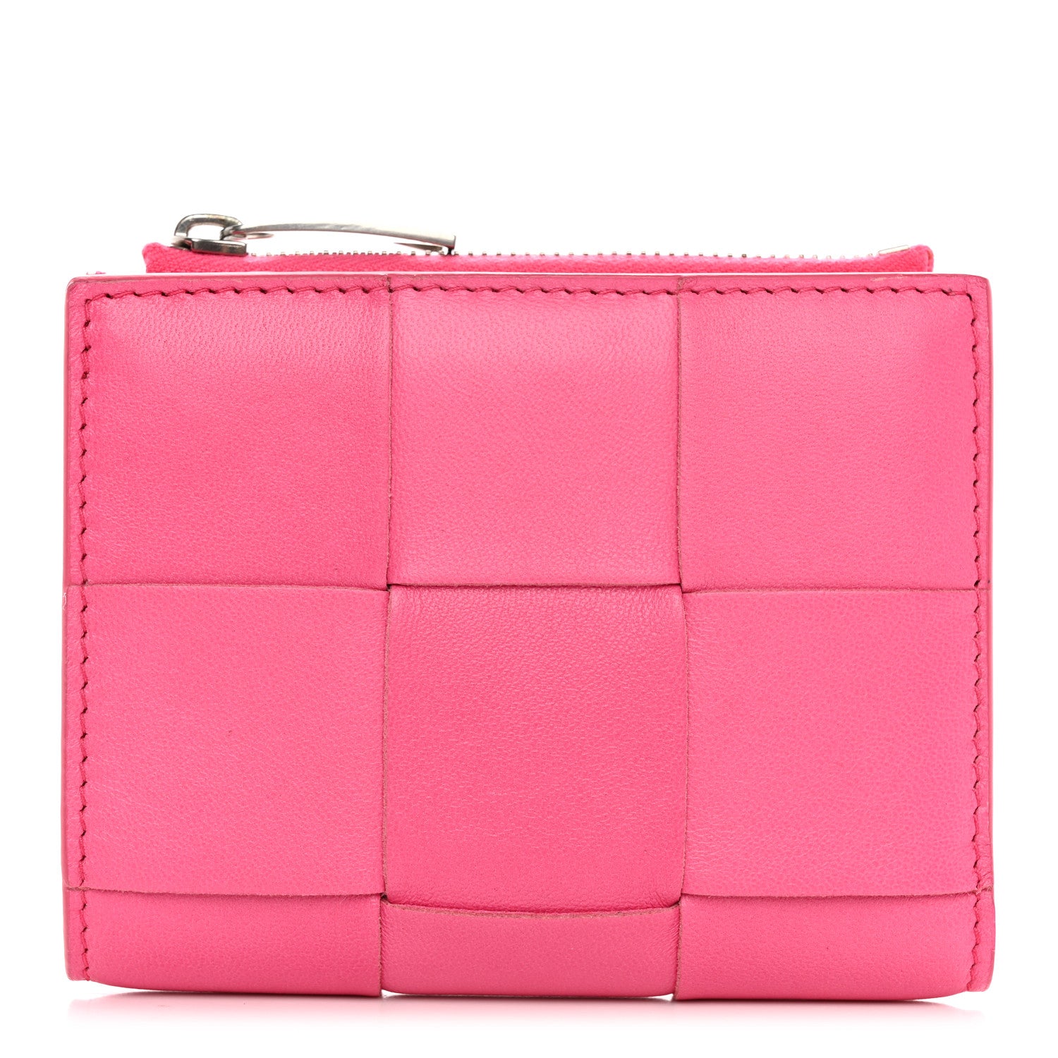 Bottega Veneta Lambskin Intrecciato Wallet Bon Bon 1 of 7