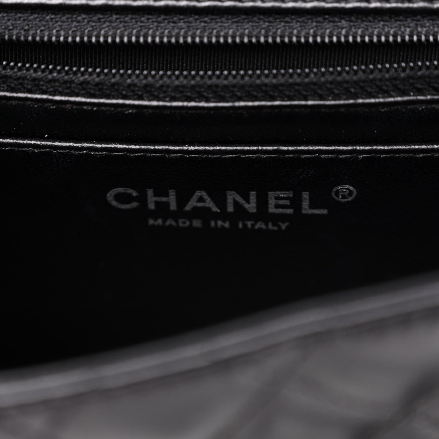 Chanel Lambskin Quilted Mini Square Flap Black 6 of 10