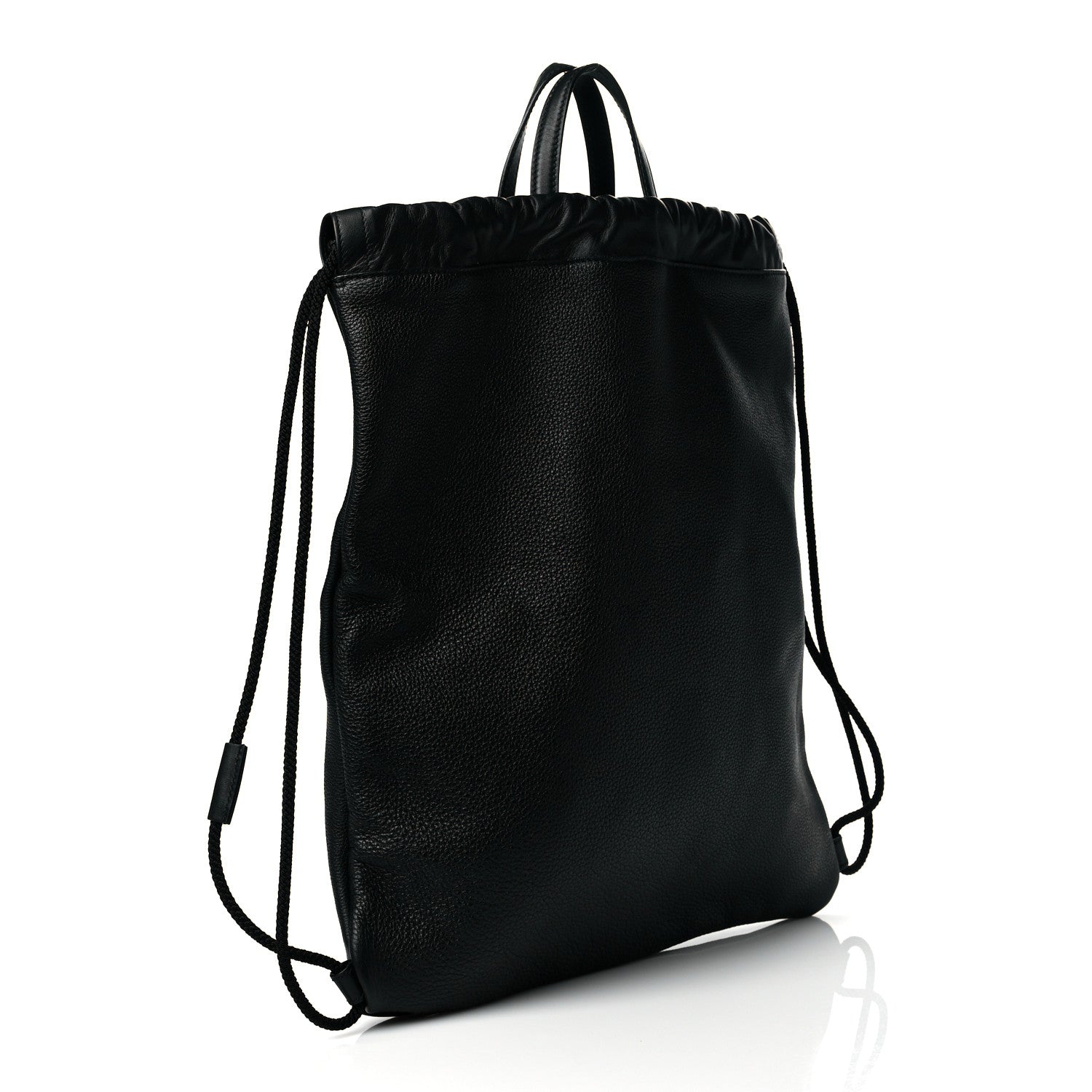 Gucci Calfskin Coco Capitan Logo Drawstring Backpack Black 3 of 10