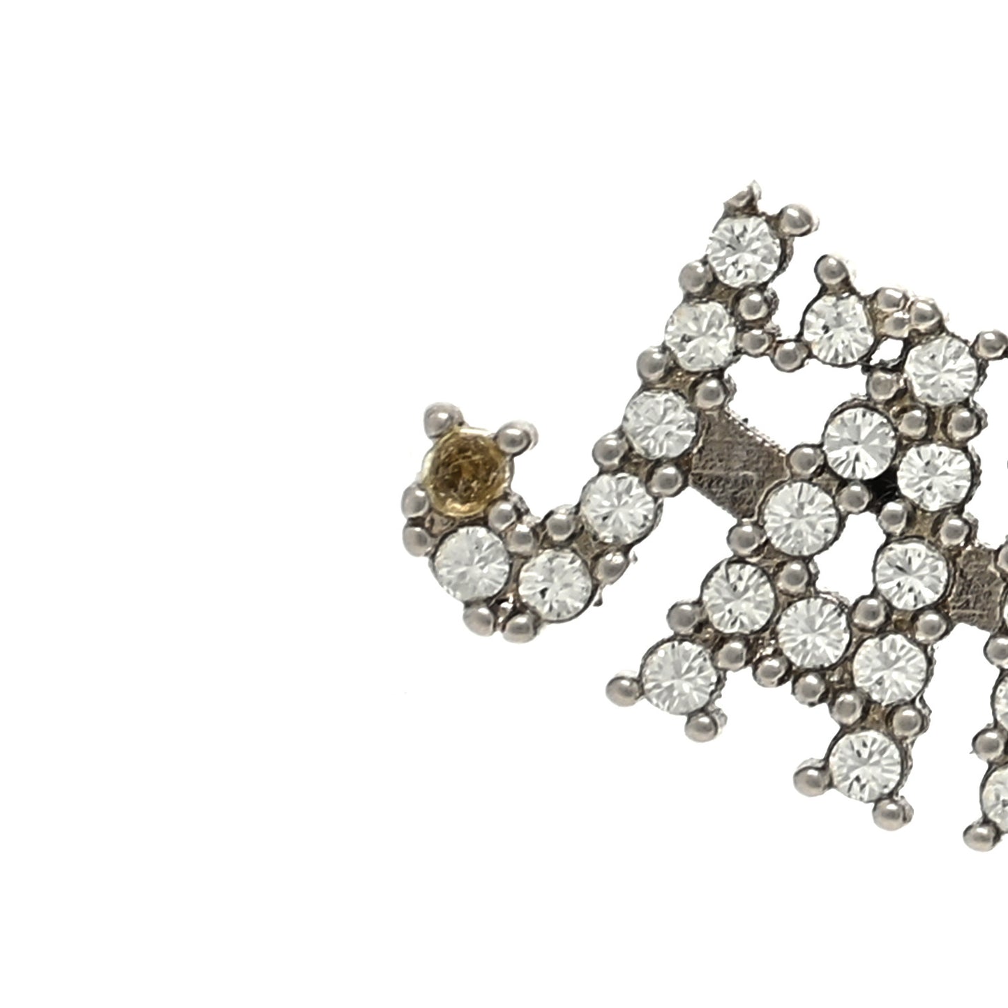 Palladium Crystal J'adior Earrings