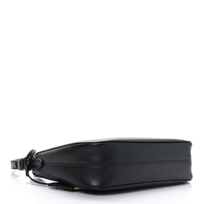 Prada Saffiano Lux Mini Re-Edition Shoulder Bag Black 4 of 8