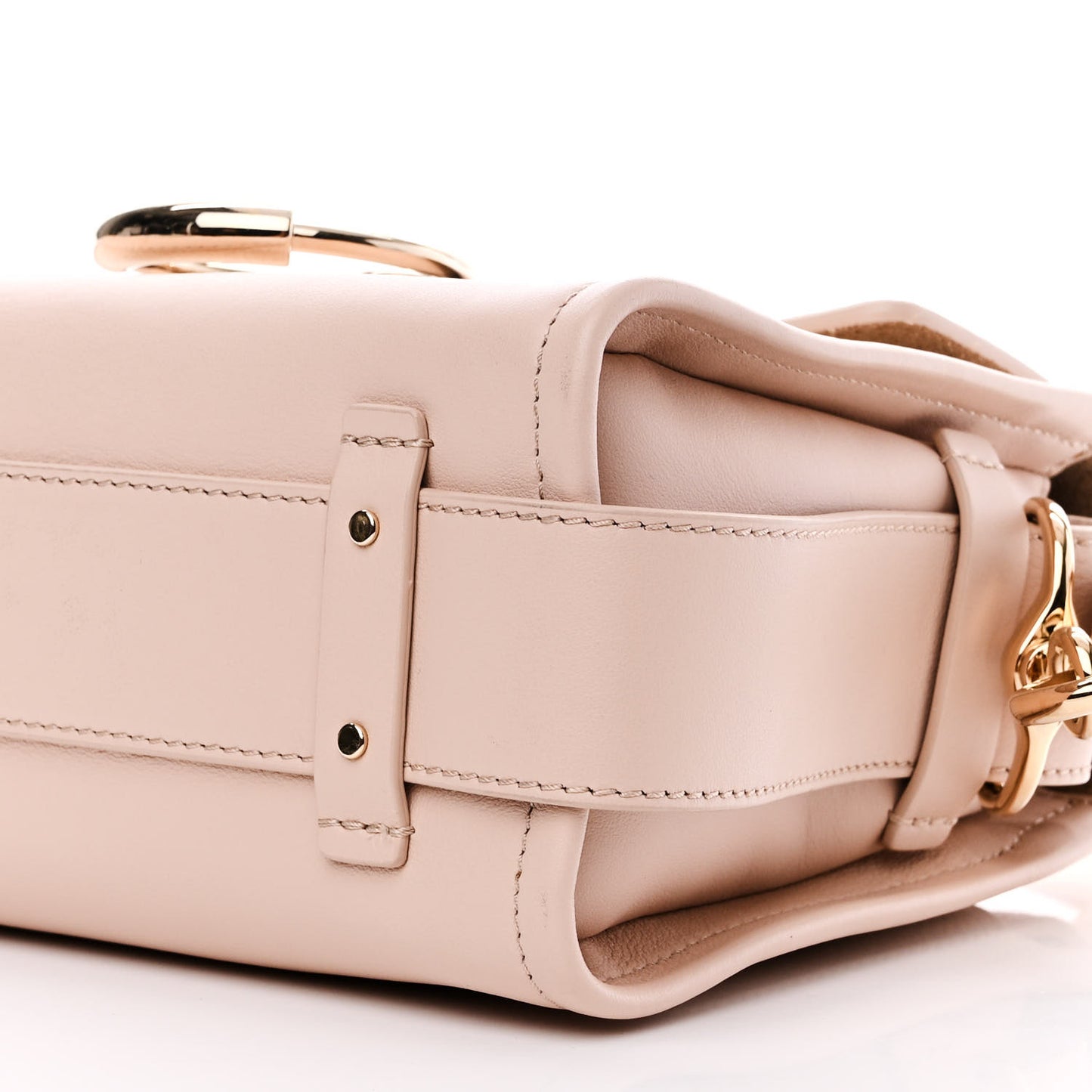 Calfskin Mini Tess Day Bag Cement Pink