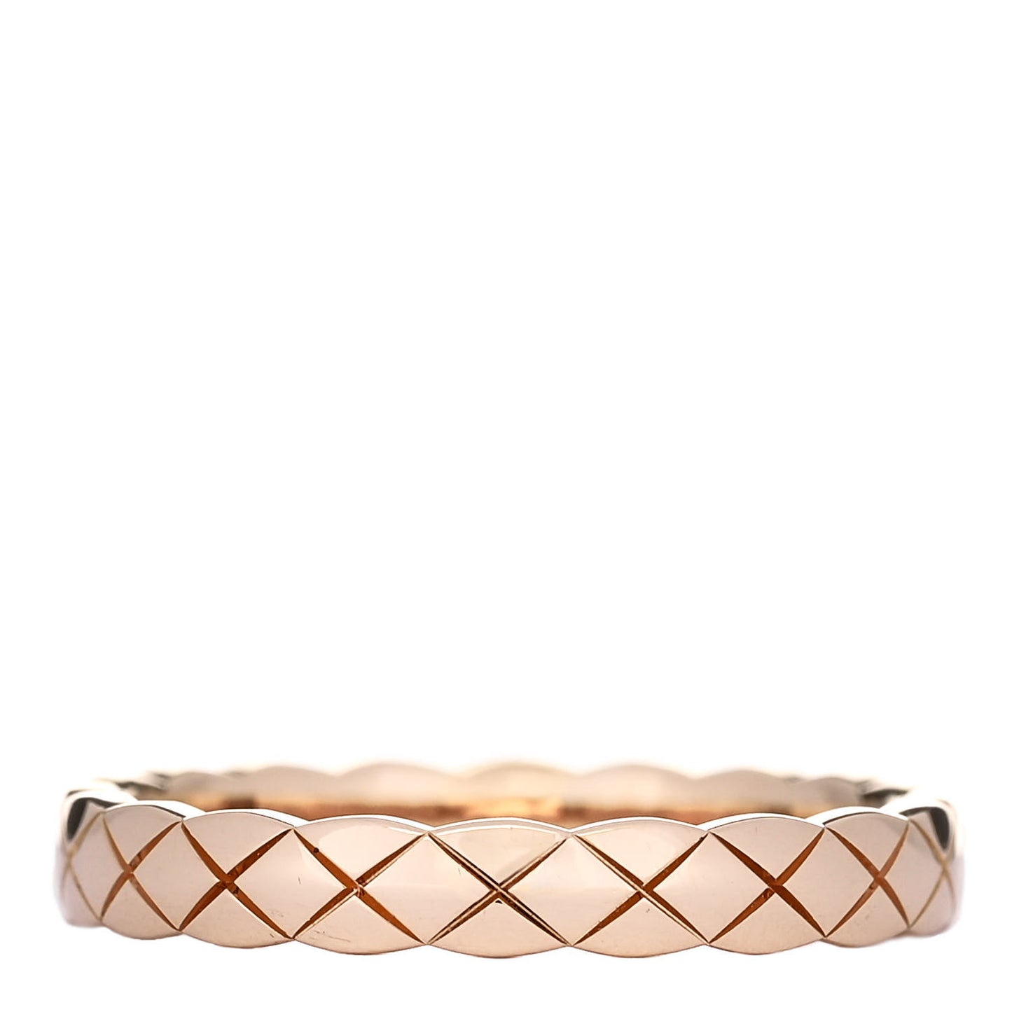 18K Beige Gold Mini Coco Crush Ring 58 8.25