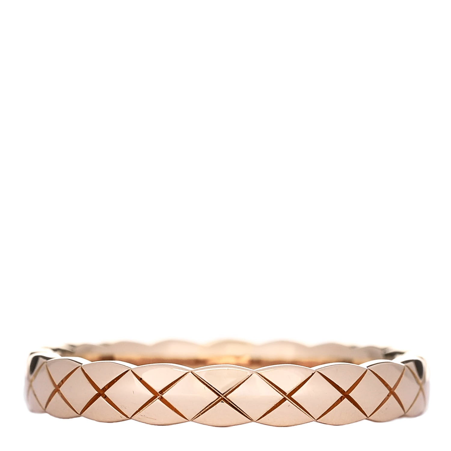 Chanel 18K Beige Gold Mini Coco Crush Ring 58 8.25 3 of 6