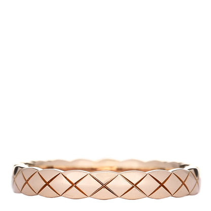 Chanel 18K Beige Gold Mini Coco Crush Ring 58 8.25 3 of 6