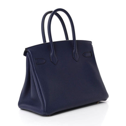 Hermes Togo Birkin 30 Bleu Encre 3 of 11