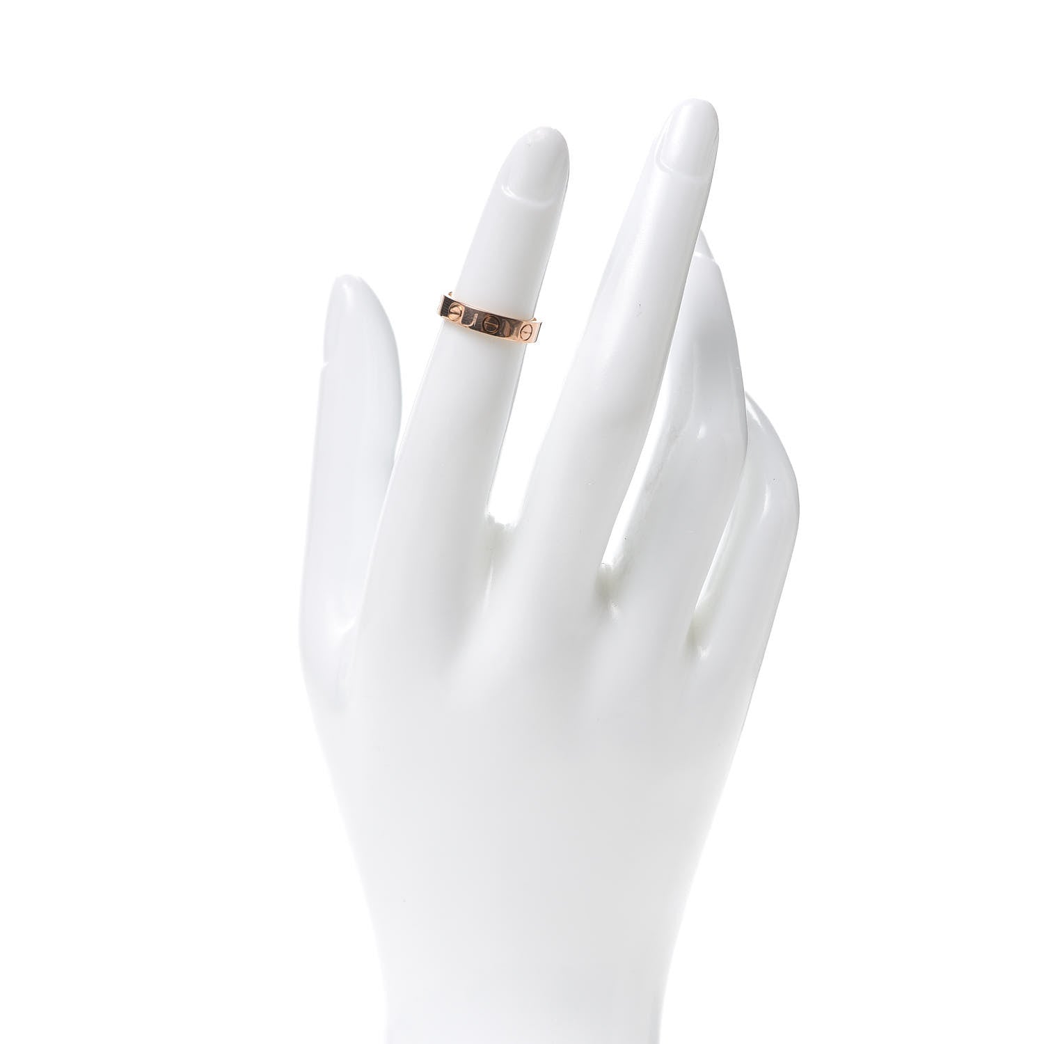 Cartier 18K Pink Gold 3.5mm LOVE Wedding Band Ring 46 3.75 2 of 4