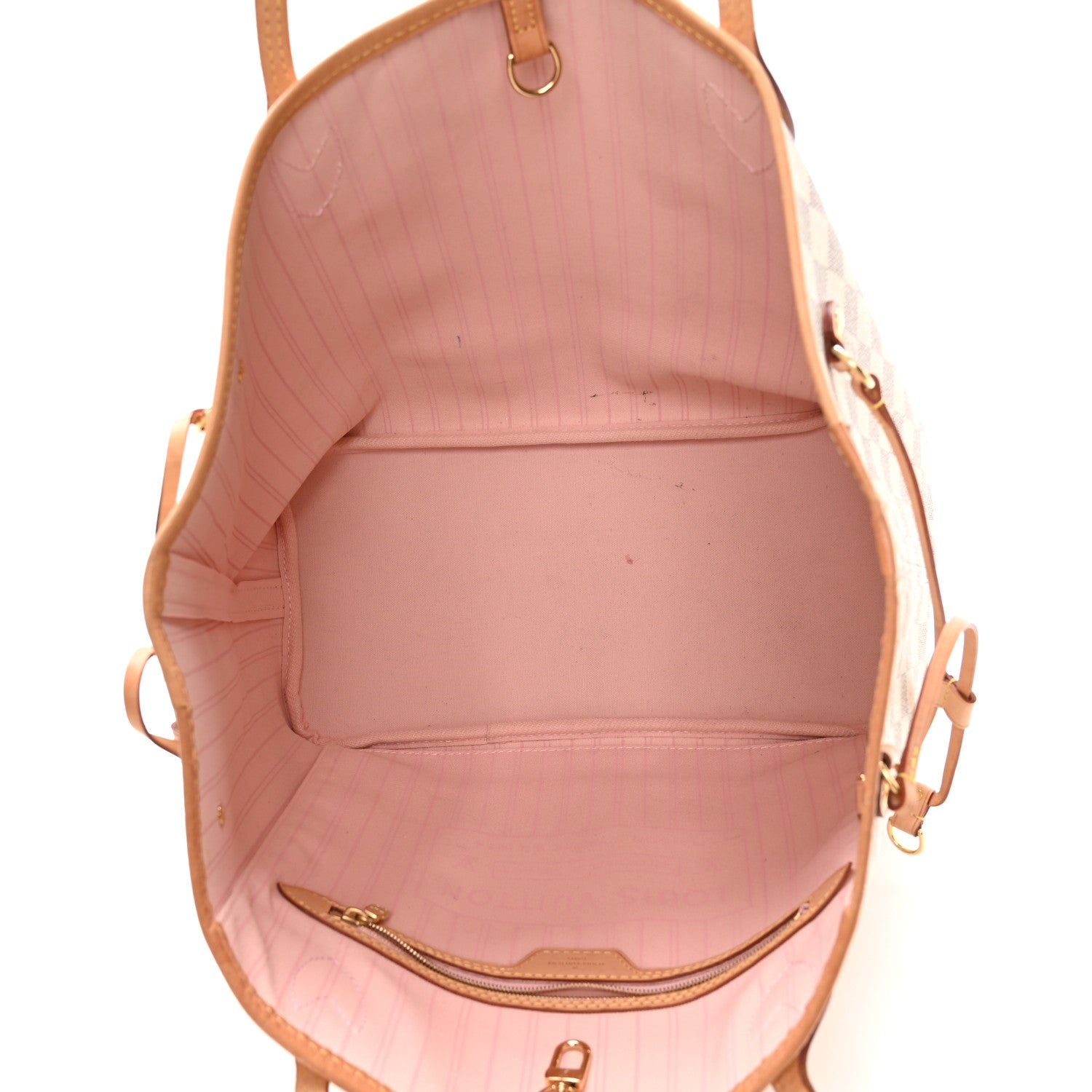 Louis Vuitton Damier Azur Neo Neverfull MM Rose Ballerine 6 of 10