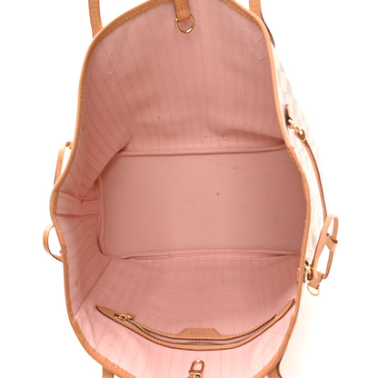 Louis Vuitton Damier Azur Neo Neverfull MM Rose Ballerine 6 of 10